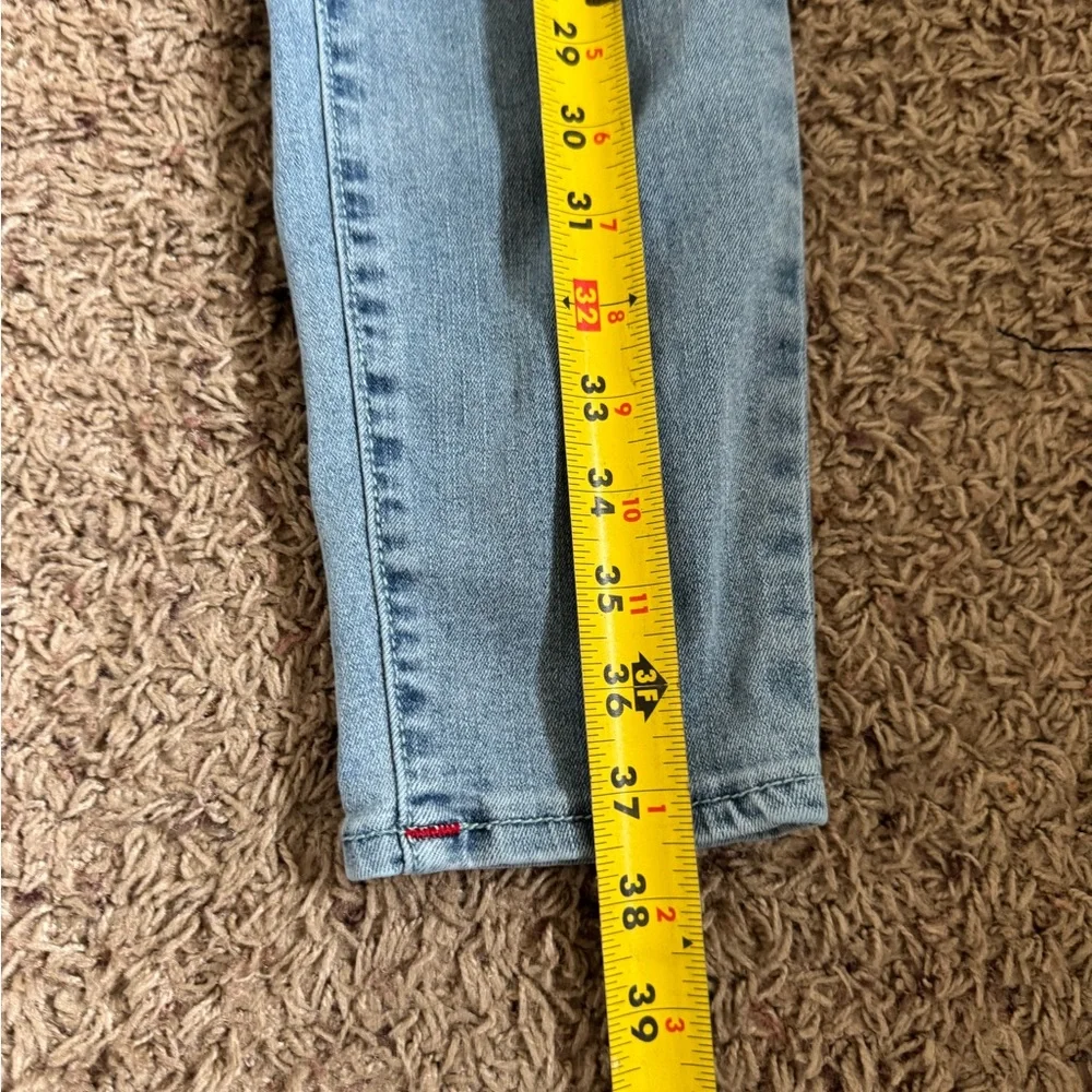 True Religion Halle High Rise Super Skinny Jeans Light Blue size 30 - Picture 8 of 14